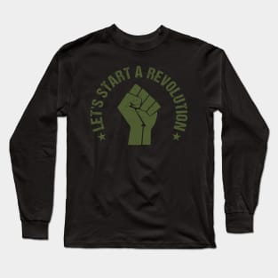 Che Guevara Shirt Revolution Rebel Tee Gerrilla Fighter Long Sleeve T-Shirt